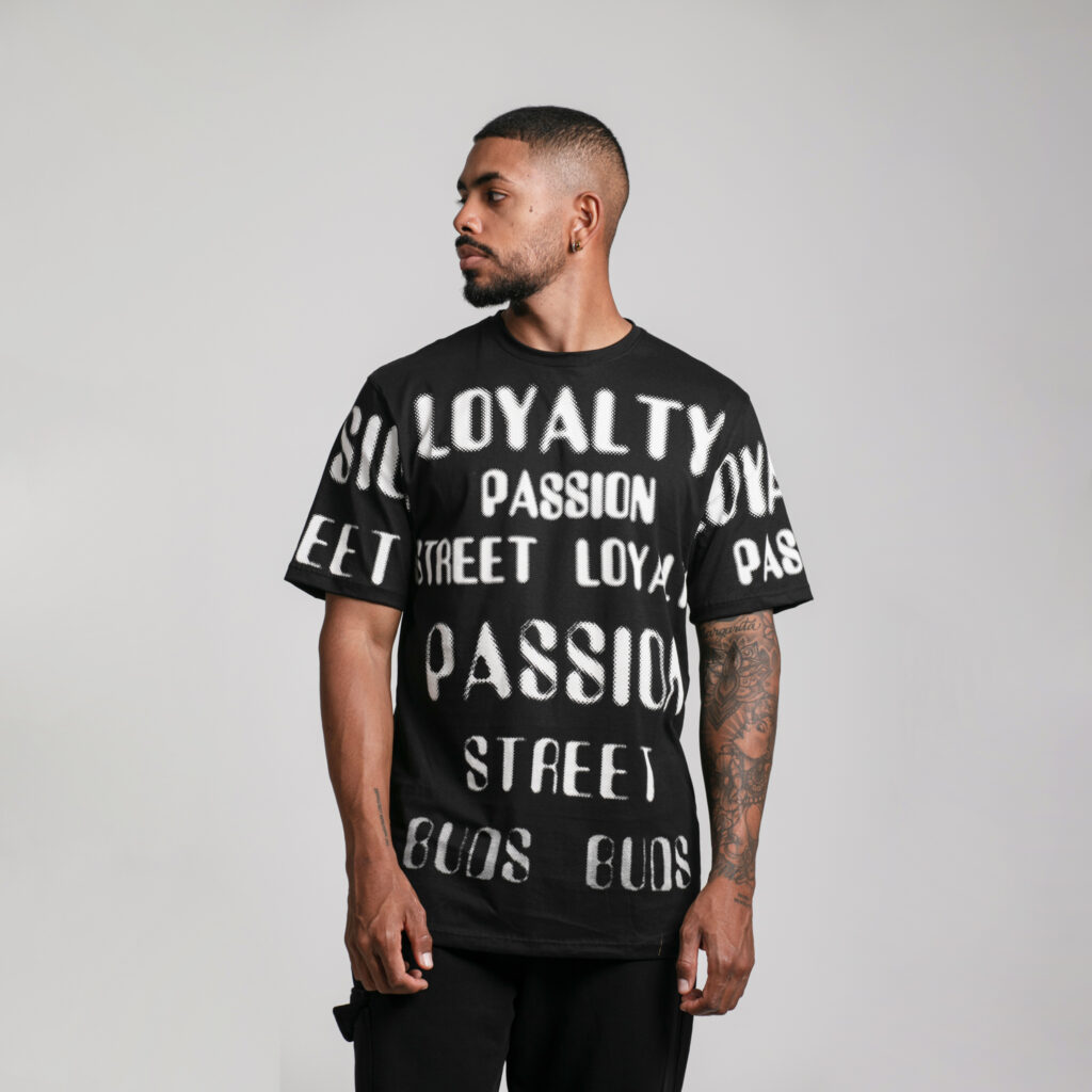 Camiseta Oversize Urbana Hombre Café B • Buds Street Loyalty